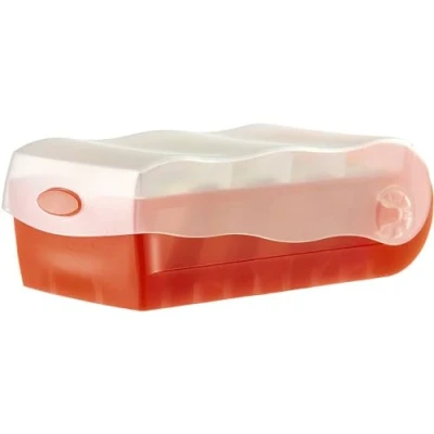 Image of Han Croco 617 Flash Professional Box Really Easy Vocabulary Learning, DIN A8, Translucent Red