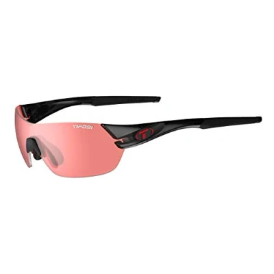 Image of Tifosi Slice Crystal Black/Enliven Bike Red Lens
