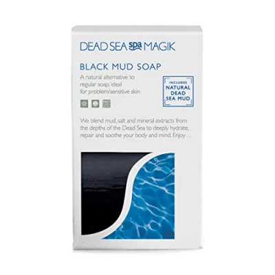 Image of Dead Sea Spa Magik Black Mud Soap 100g (Packaging may vary)