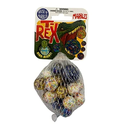 Image of T Rex Dinosaur Themed Marble Collection Cracker Filler Mini Gift