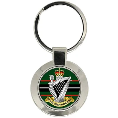 Image of Giftshop UK Royal Irish Rangers, British Army Key Ring