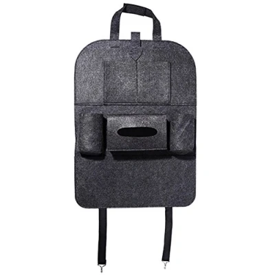 Image of Dubens® Car Seat Back Organiser with Premium Protector/Large Bags and iPad/Tablet Compartment, Children&#039;s Cover Protector Waterproof, Kick Mats Universal Fit