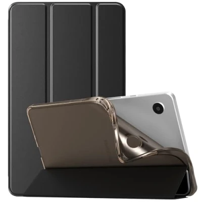 Image of TiMOVO for Samsung Galaxy Tab A9 Case 8.7 Inch 2023, Slim Soft TPU Translucent Frosted Back Protective Cover All New 8.7&quot; Tablet SM X110/X115/X117, Black