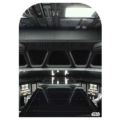 Image of Star CUTOUTS SC1471 Bridge Size Background Perfect Wars Fancy Dress Children&#039;s Parties and Gifts Height 130cm Width 94cm, Solid, Destroyer Child, Regular
