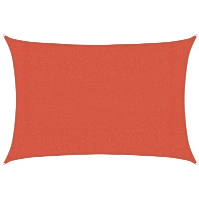 Image of vidaXL Sunshade Sail 160 g/m² Terracotta 3x4.5 m HDPE