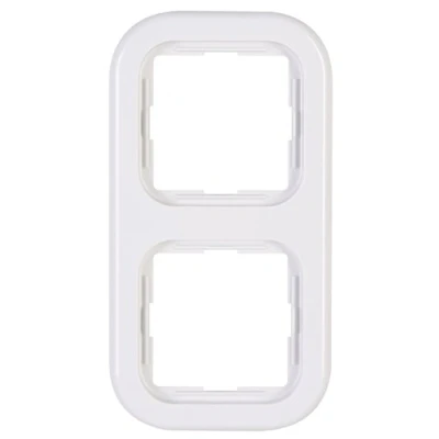 Image of Kopp 303702005 2 fach Rahmen Cover Frame Way Donau Arctic White