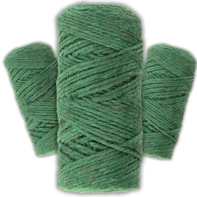 Image of Garden Mile® 3 pc 150m Green Twine, Jute Twine String for Climbing Plants, Gardening, Tomatoes, Vines, Floristry, Bundling and Crafts (3)