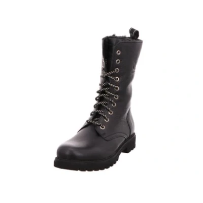 Image of Panama Jack Women&#039;s Fiorela Combat Boot, Black, 3.5 UK