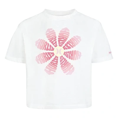Image of Hurley Girl&#039;s Hrlg Daisy Tee T Shirt, P7r, 10 Years UK
