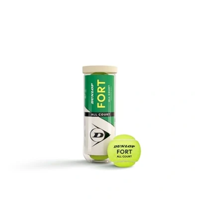 Image of DUNLOP Fort All court TS tennis ball for sand, hard and grass (3 balls)