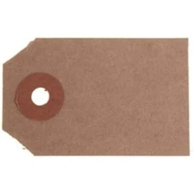 Image of ValueX Reinforced Unstrung Tag, 96x48mm, Buff, Pack of 1000
