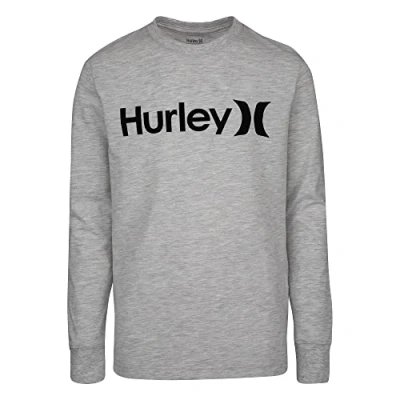 Image of Hurley Boy&#039;s Hrlb One &amp; Only Tee T Shirt, Birch Heather, 6 Years
