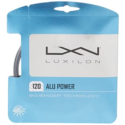 Image of Wilson Unisex Alu Power Tennis Racket Strings, Silver, 12.2 m UK