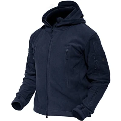 Image of MAGCOMSEN Men &#039;s Windproof Warm Military Tactical Fleece Jacket Blue XXL