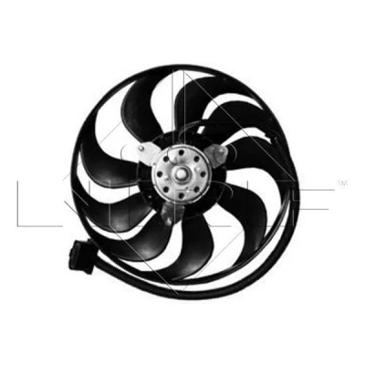 Image of 1J0959455P Cooling fan NRF 47376 290mm 12V 60W without radiator shroud VOLKSWAGEN: Golf 4, Bora Saloon, SEAT: Leon I Hatchback