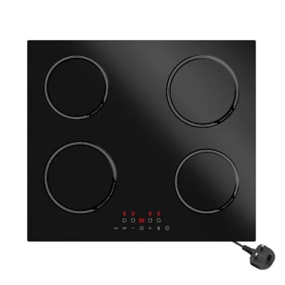 Image of STARCHARTS Built in Induction Hob with Italian ILVA, Matte Black Glass,Plug and Play,Plug