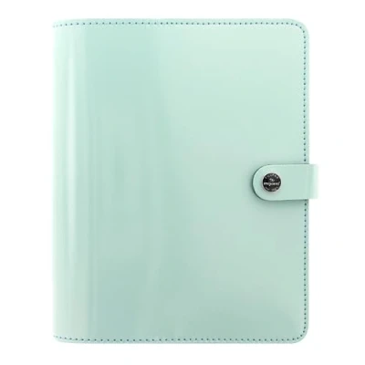 Image of Filofax A5 The Original Organiser Patent Duck Egg Blue