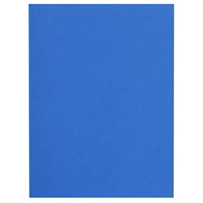 Image of Exacompta Ref 150010E Forever Collection Flash Square Cut Folders 220 x 310mm in Size, Suitable for A4 Documents, 80gsm Recycled Paper Dark Blue (100 Pack)