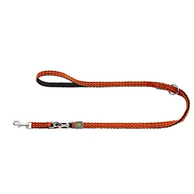 Image of HUNTER HILO COMFORT harness for small dogs, with mesh material and reflective elements,orange,1,5 x 200 cm