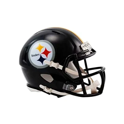Image of Riddell NFL Pittsburgh Steelers Speed Mini Football Helmet