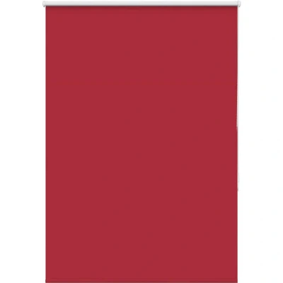 Image of vidaXL Roller Blind Blackout Red 105x175 cm Fabric Width 100.7 Polyester