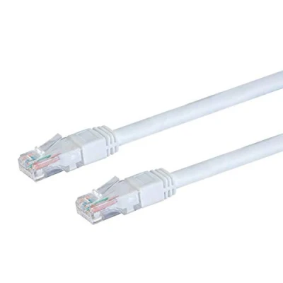 Image of Monoprice Cat6 Outdoor Rated Ethernet Patch Cable 50 Feet White Snagless RJ45, Stranded, 550MHz, UTP, Pure Bare Copper Wire, 24AWG
