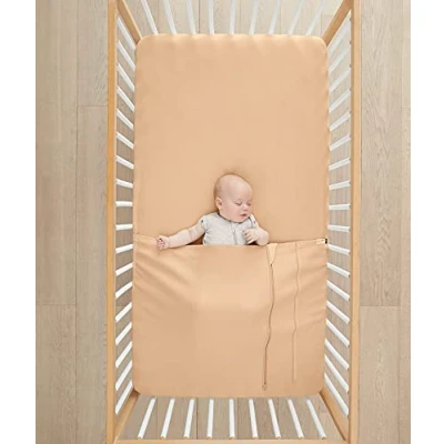 Image of ergoPouch Bedding : Tuck Sheet/TOG: 0.2/1.0 / Size: Cot/Colour: Wheat