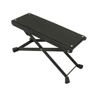 Image of Footrest, guitar, foot chair, step board, multi grid adjustable, foldable, for guitars, fixed stand