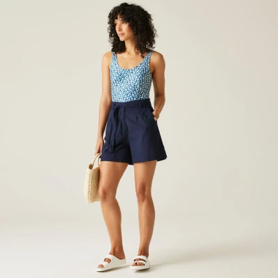 Image of Regatta Orla Kiely Swimsuit Jasmine Flower Blue, Size: 18