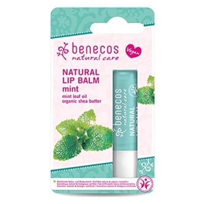 Image of 2 x Benecos Natural Vegan Lip Balm Mint 4,8g