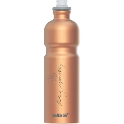 Image of SIGG Aluminium Bike Water Bottle Move MyPlanet Copper Climate Neutral Certified Lightweight BPA Free 0.75 L
