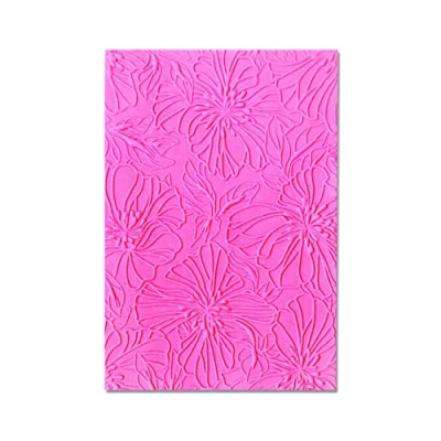Image of Sizzix 3 D Textured Impressions Embossing Folder Azaleas, One Size