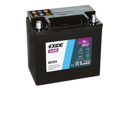 Image of 0009829208, 0009829508 Starter Battery EXIDE Start Stop EK111 12V 11Ah 150A B0 EFB MERCEDES BENZ: C Class Saloon, E Saloon