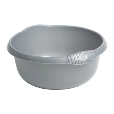 Image of High Grade Large Circular Washing Up Bowl in Silver by Wham