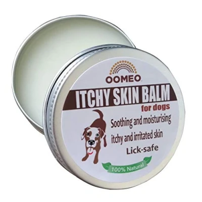 Image of OOMEO Itchy Skin Balm for dogs 100% natural itchiness, irritated skin, soothing cream 30ml