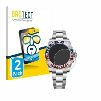Image of brotect Screen Protector compatible with Rolex GMT Master II (2 Pack) HD Clear Protection Film
