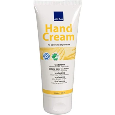 Image of Abena Hand Cream Colourant and Fragrance Fee, 35% Lipids 100 ml