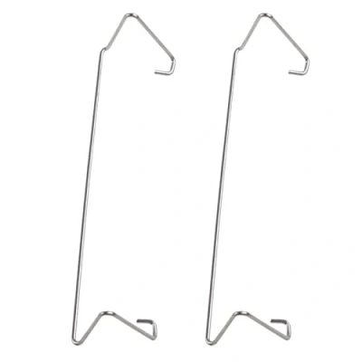 Image of AYPOHU 2 PCS Dissipate Heat Clip Clamp Computer CPU Cooling Fan Clips Stainless Steel Wire Fastener Buckle Bracket