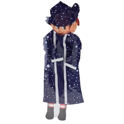 Image of Quickdraw Naughty Christmas Elf Costumes and Clothes for Cheeky Badly Behaved Elves (Wizard Outfit)