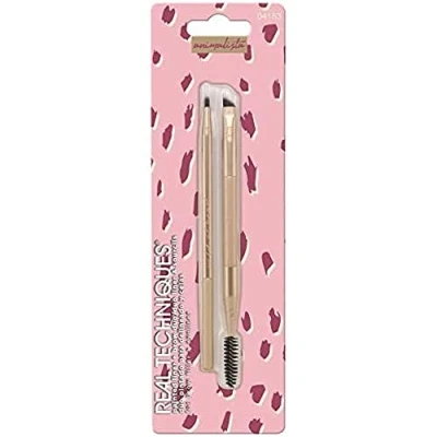 Image of ANIMALIST COLLECTION: Brow Duo Brush Set REAL TECHNIQUES