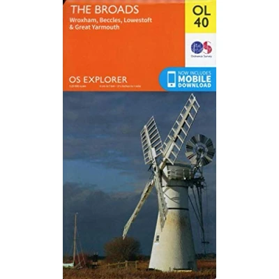 Image of Explorer OL 40 The Broads Map