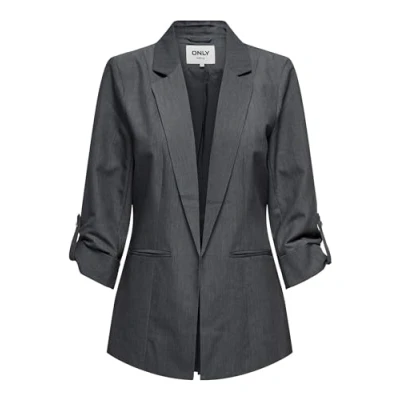 Image of ONLY ONLKAYLE ORLEEN 3/4 Blazer TLR Noos, Medium Grey Melange, 34 para Mujer