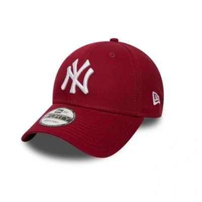 Image of New Era York Yankees MLB League Essential Red 9Forty Adjustable Cap for Kids