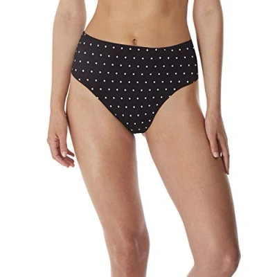 Image of Freya Jewel Cove AS7236 High Waist and Leg Bikini Brief Black BLK S CS
