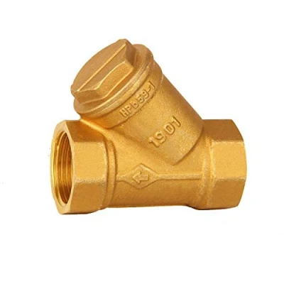 Image of Y Strainer Brass Filter with 2 x Female Threads for Industrial Household Use (DN25)