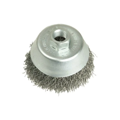 Image of Lessmann Cup Brush 150mm M14, 0.35 Steel Wire LES429177