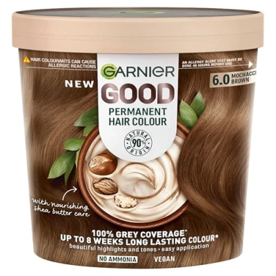Image of Garnier GOOD Permanent Hair Dye 6.0 Mochaccino Brown