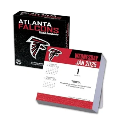 Image of Turner Sports Atlanta Falcons 2025 Box Calendar (25998053029)