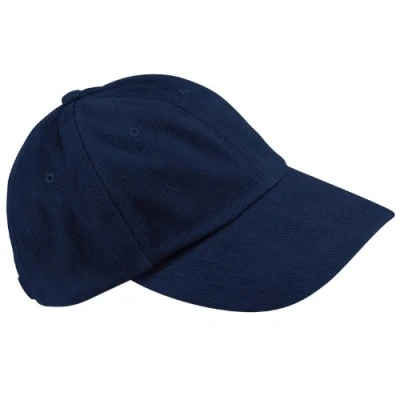 Image of Beechfield® Heavy Drill Low Profile Cap French Navy ONE