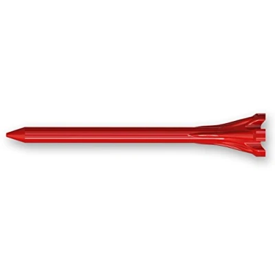 Image of Champ Golf Fly Tee 30 Pack Red, 70mm